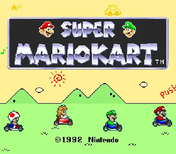 PowerFest 94 - Super Mario Kart (USA) screen shot title